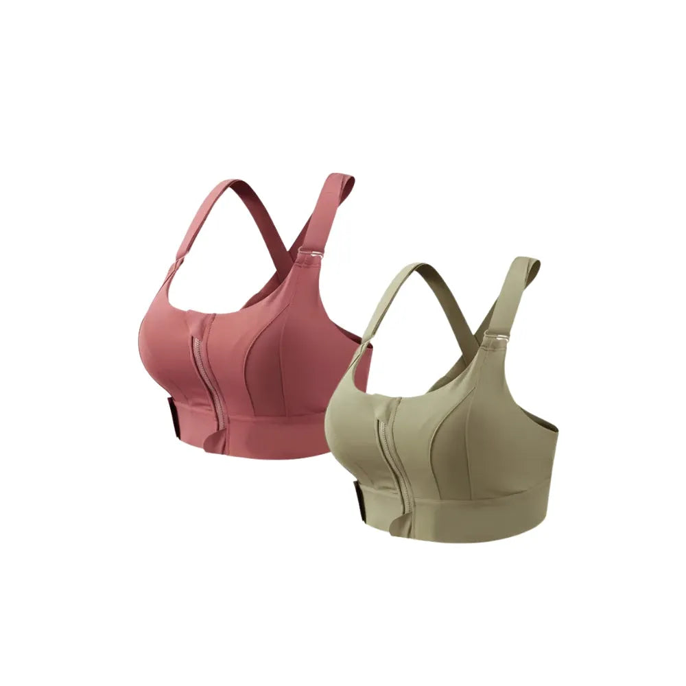 Top Active Bra - Reinforced Sports with Velcro Adjustments